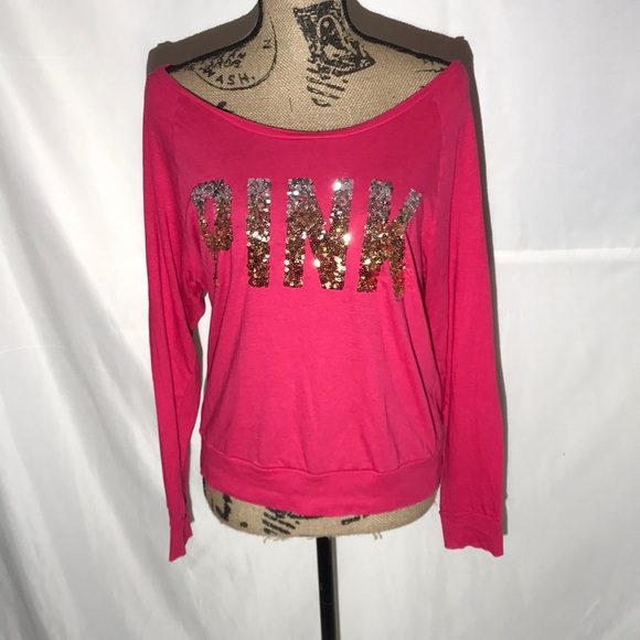 PINK Victoria's Secret Tops - Victoria’s Secret PINK  Ombré Sequin Top